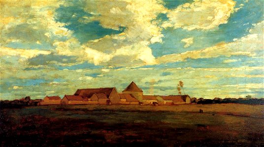 Winslow Homer - Cerney-la-Ville, French Farm (1867)