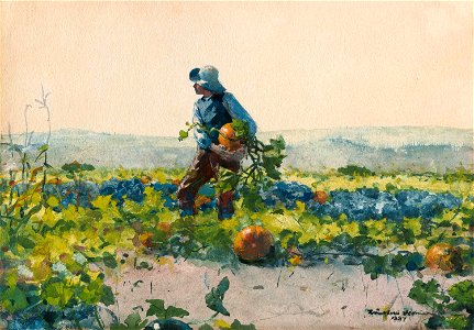 Winslow Homer - For to Be a Farmer's Boy