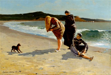 Winslow Homer - Eagle Head, Manchester, Massachusetts (High Tide)