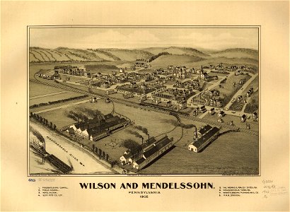 Wilson and Mendelssohn, Pennsylvania 1902. LOC 75696558