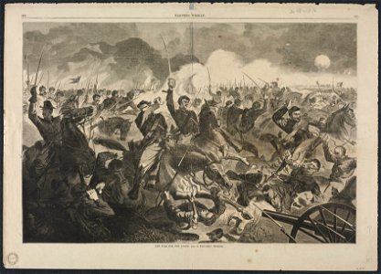 Winslow Homer (American, 1836-1910) - The War for the Union, 1862 - A Cavalry Charge - 1942.1258 - Cleveland Museum of Art