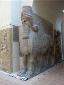 Winged bull with human head-AO 19857-(30705417696)