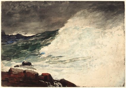 Winslow Homer - Prout's Neck, Breaking Wave
