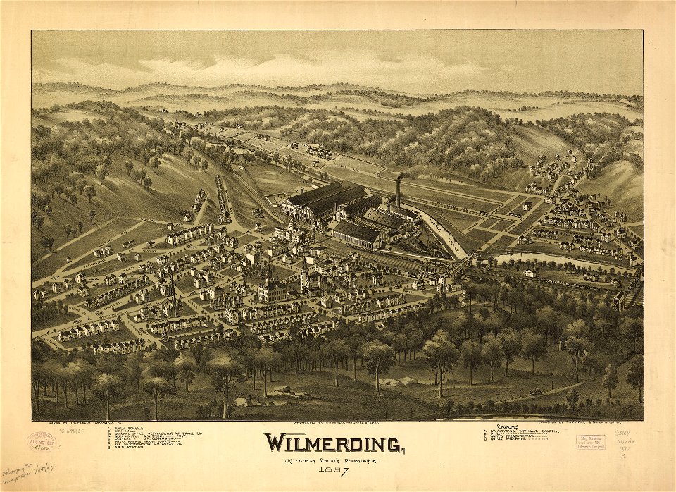 Wilmerding, Allegheny County, Pennsylvania 1897. LOC 75696557