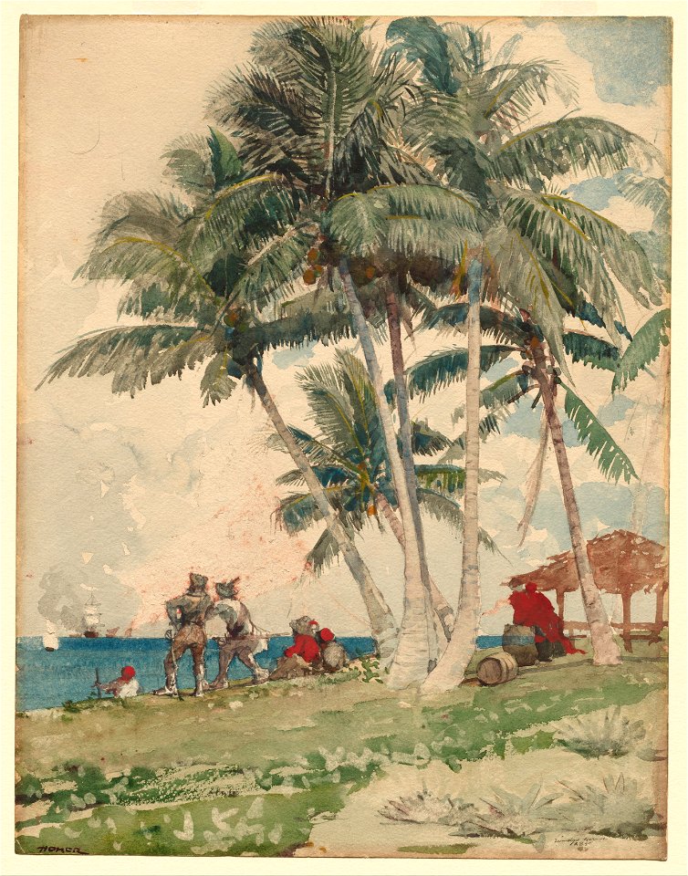 Winslow Homer (American, 1836-1910) - The Buccaneers - 2489.1923 - Cleveland Museum of Art