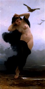 William-Adolphe Bouguereau (1825-1905) - La Nuit (1883)