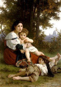William-Adolphe Bouguereau (1825-1905) - Rest (1879)