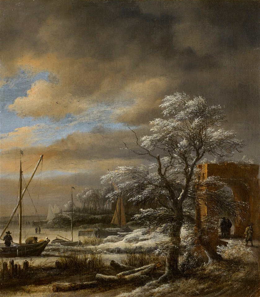 Winter Landscape-JacobvanRuisdael-BMA