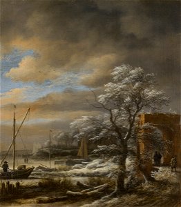 Winter Landscape-JacobvanRuisdael-BMA