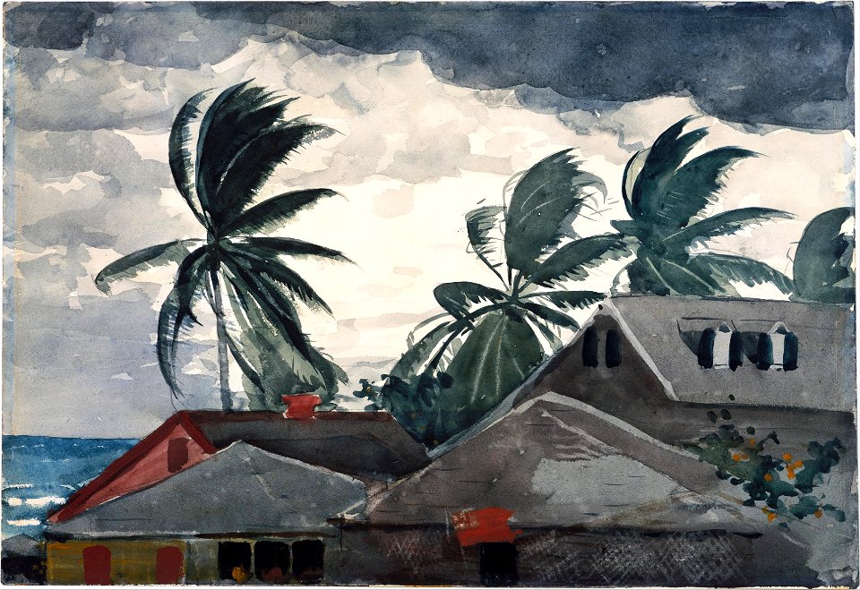 Winslow Homer - Hurricane, Bahamas