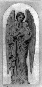 William-Adolphe Bouguereau - Angel Holding Two Infants - Walters 371345