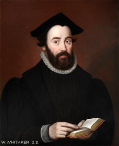 William Whitaker (1548 – 1595). Free illustration for personal and commercial use.