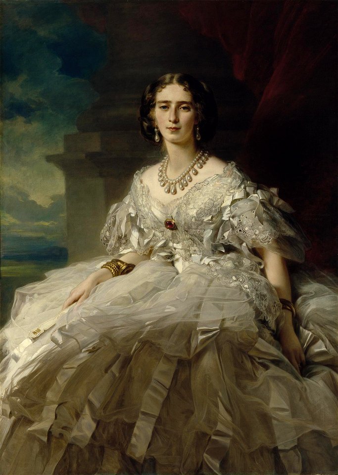 T.A.Yusupova by Winterhalter (1858, Hermitage)