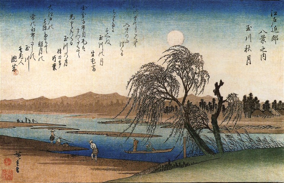 Willow on a river bank