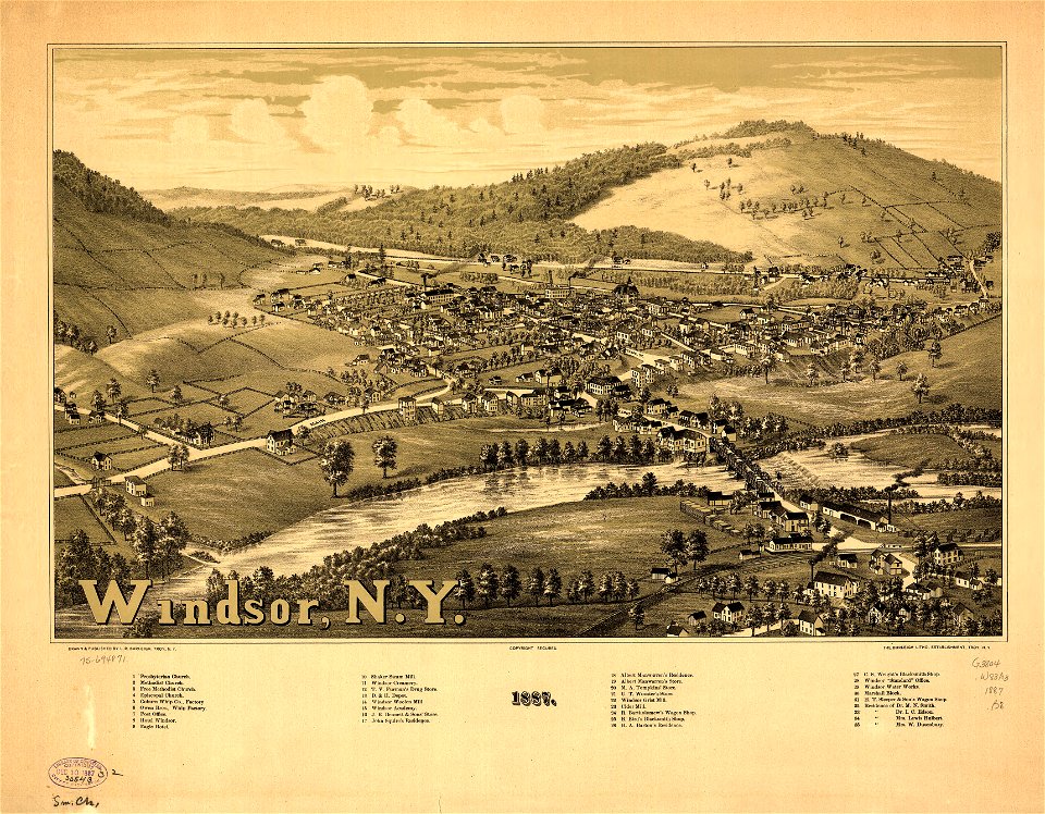 Windsor, N.Y. 1887. LOC 75694871