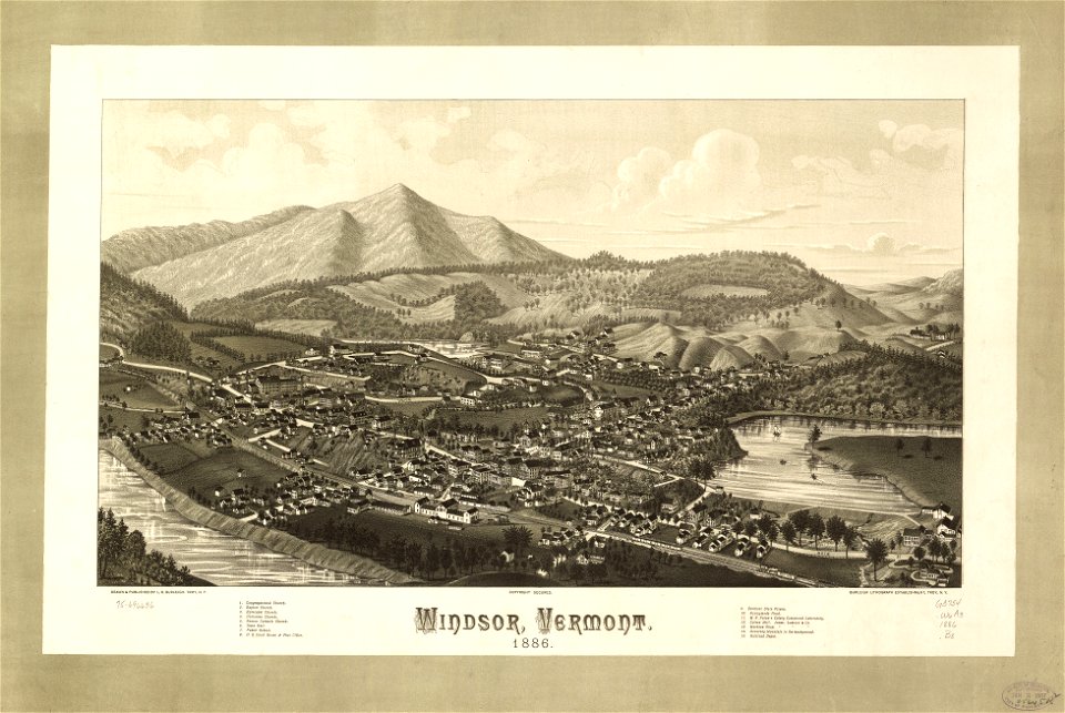 Windsor, Vermont 1886. LOC 75696636