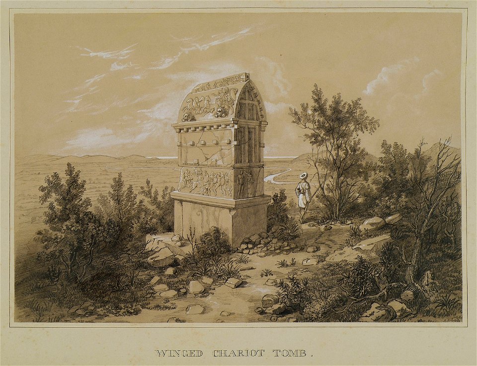 Winged chariot tomb - Fellows Charles Sir - 1847