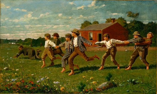 Snap the Whip 1872 Winslow Homer