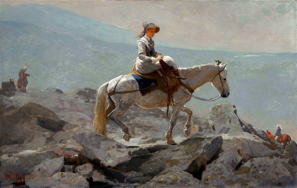 Winslow Homer The Bridle Path, White MountainsFXD