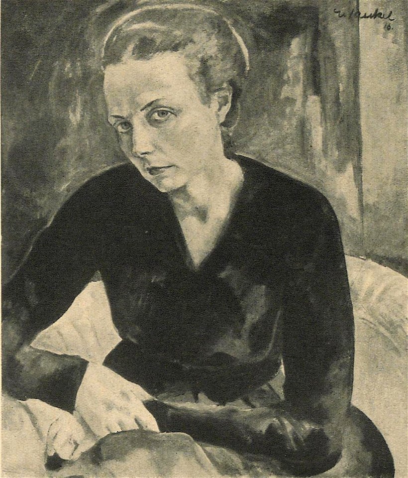 Willy Jaeckel - Die Gattin des Künstlers, 1916