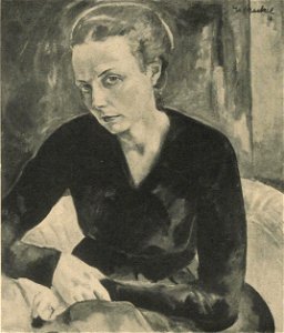 Willy Jaeckel - Die Gattin des Künstlers, 1916