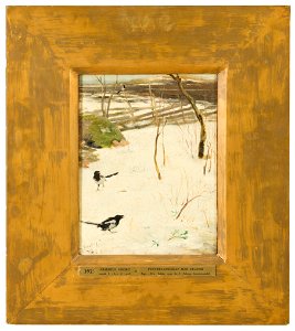 Winter Landscape with Magpies (Georg Arsenius) - Nationalmuseum - 20984
