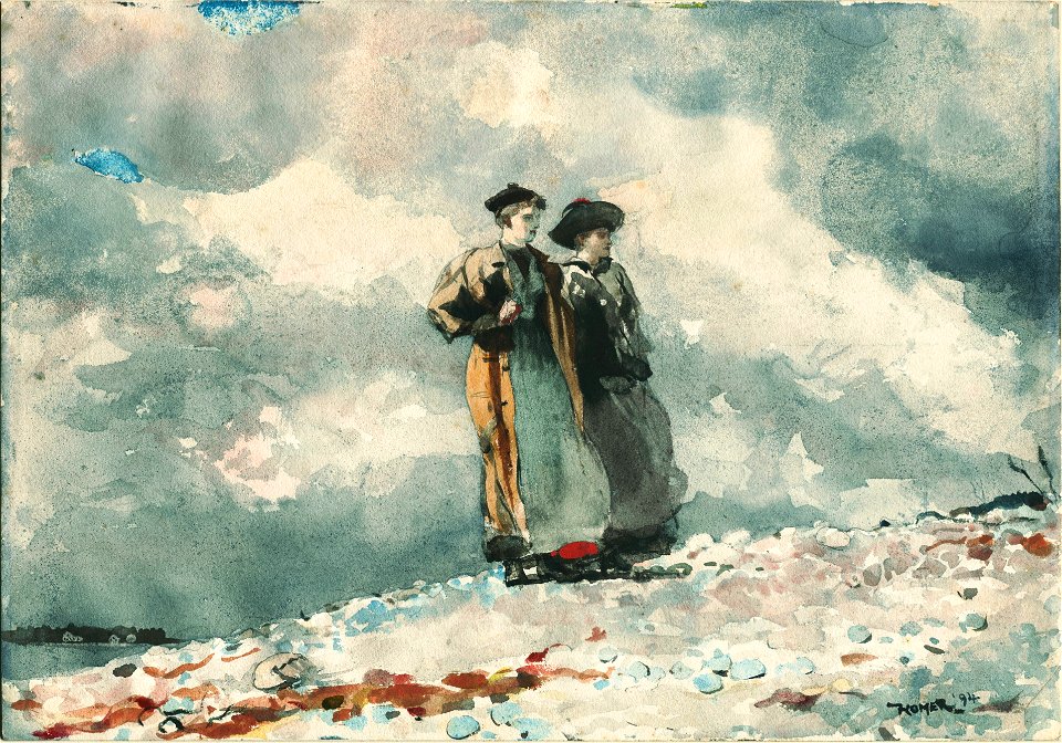 Winslow Homer - The Outlook, Maine Coast