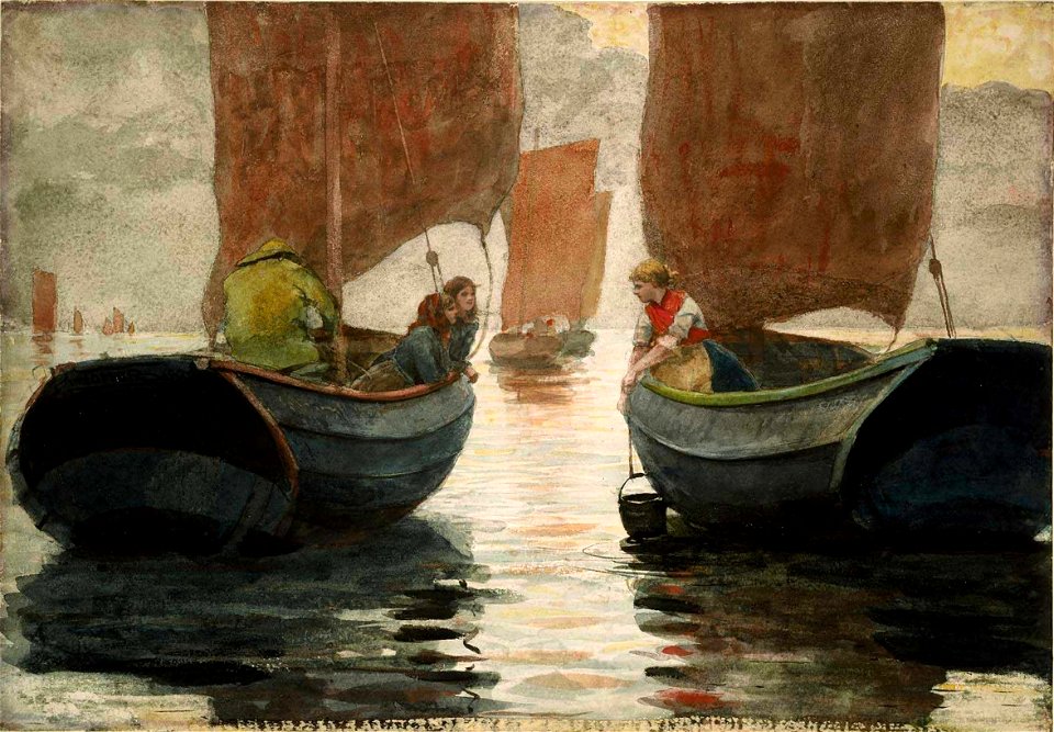 Winslow Homer - An Afterglow