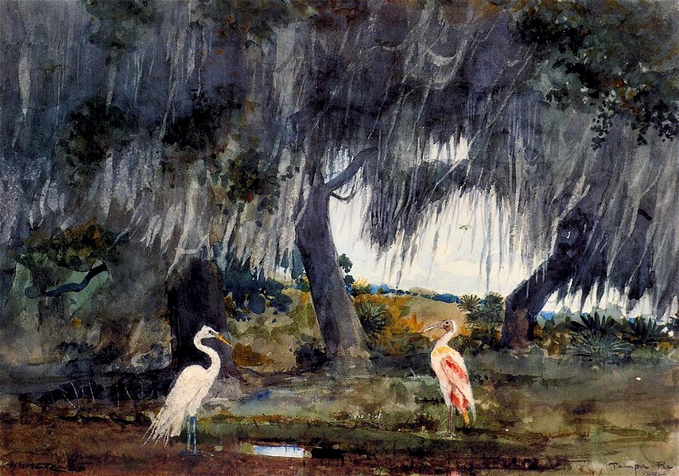 Winslow Homer - At Tampa (1886)