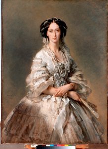 Maria Alexandrovna by Winterhalter (1857, Hermitage) 3