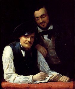 Winterhalter selfportrait with brother