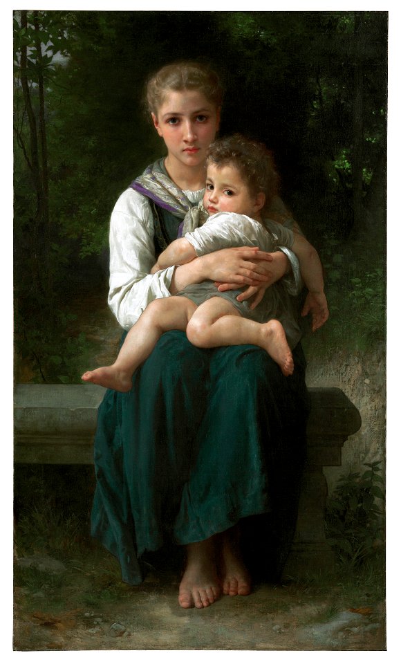 William-Adolphe Bouguereau, Les deux soeurs, 1877