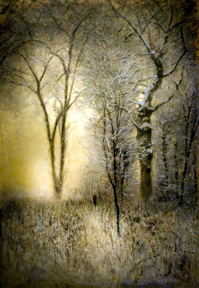 Winter Landscape by Mednyánszky