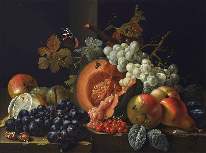 Johann Amandus Winck - Trauben, Zitronen, Birnen etc. (1802)