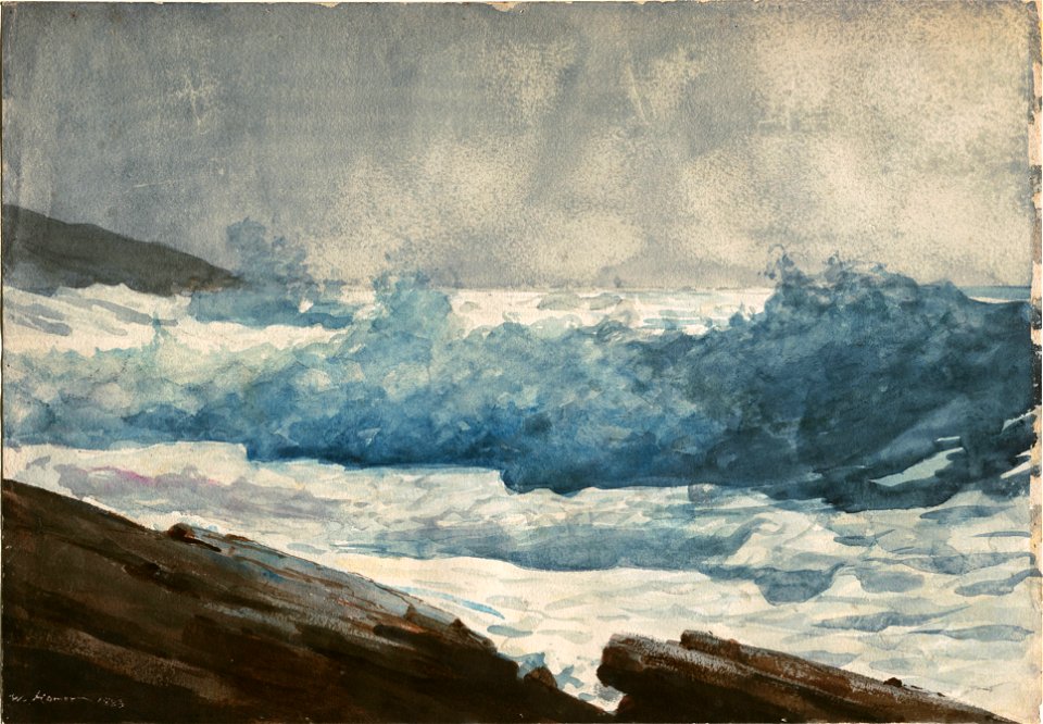 Winslow Homer - Prout's Neck, Breakers