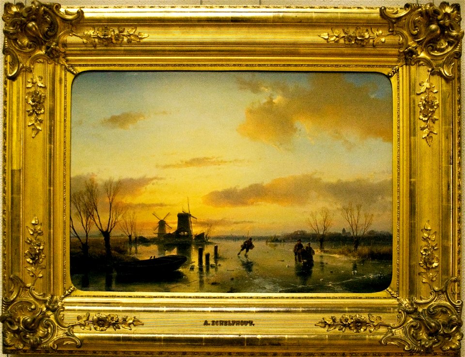 Winter landscape, 1846