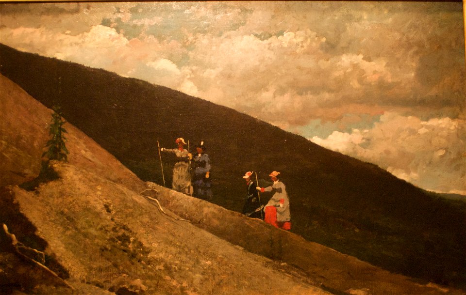 WLA brooklynmuseum Winslow Homer In the Mountains