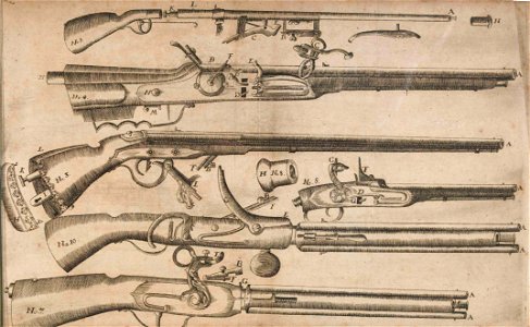 Windbüchsen um 1700
