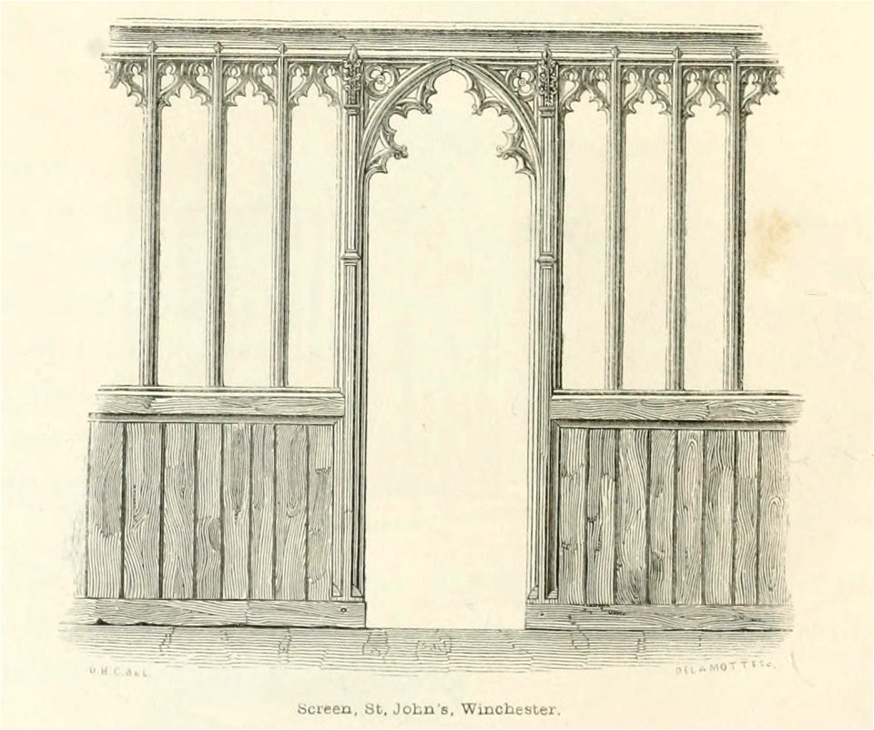 Winchester St John's Screen stylesofarchitec00rick 0260