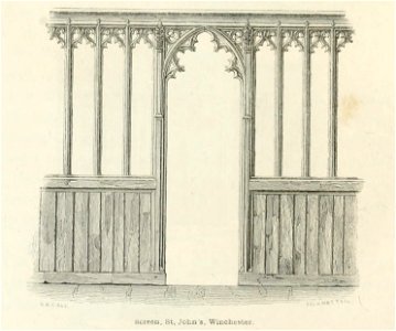 Winchester St John's Screen stylesofarchitec00rick 0260