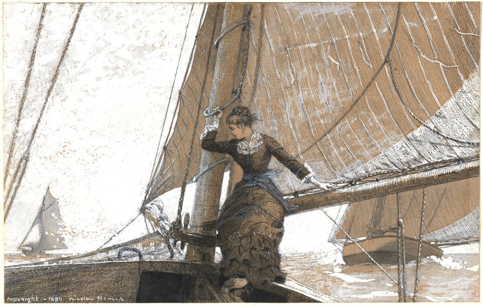 Winslow Homer - Yachting Girl (1880)