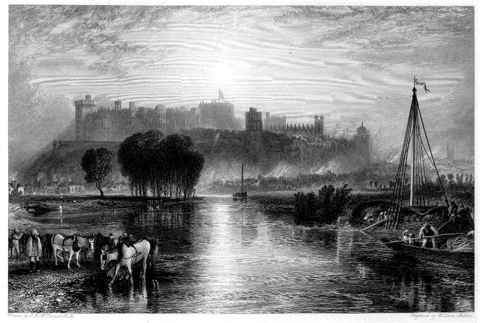 Windsor engraving by William Miller after Turner