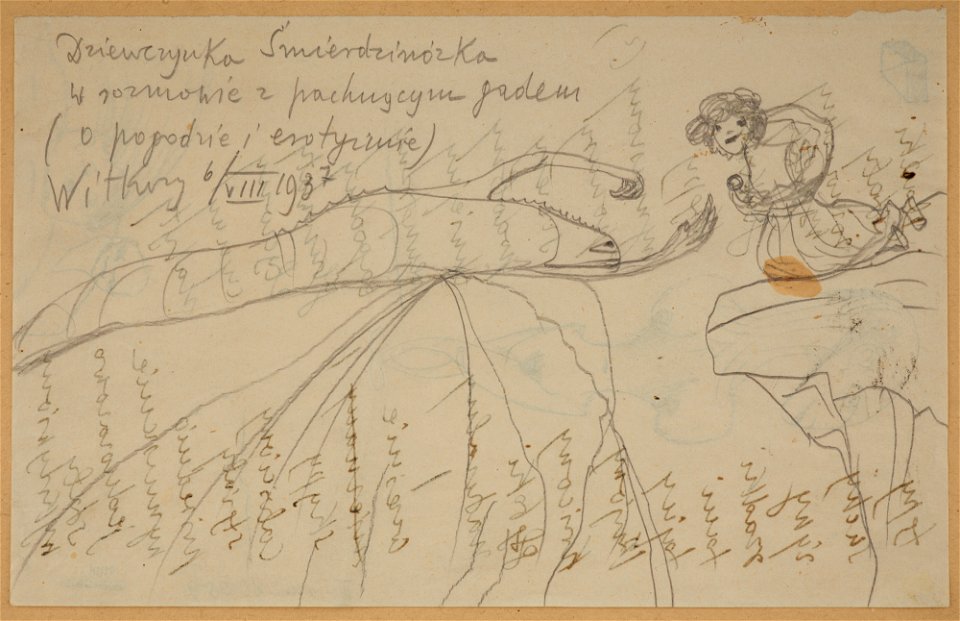 Witkacy - Girl Stinky-Legs Talking to the Sweet-Smelling Reptile