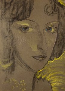 Witkacy - Portret Janiny Turowskiej-Leszczynskiej, 1931