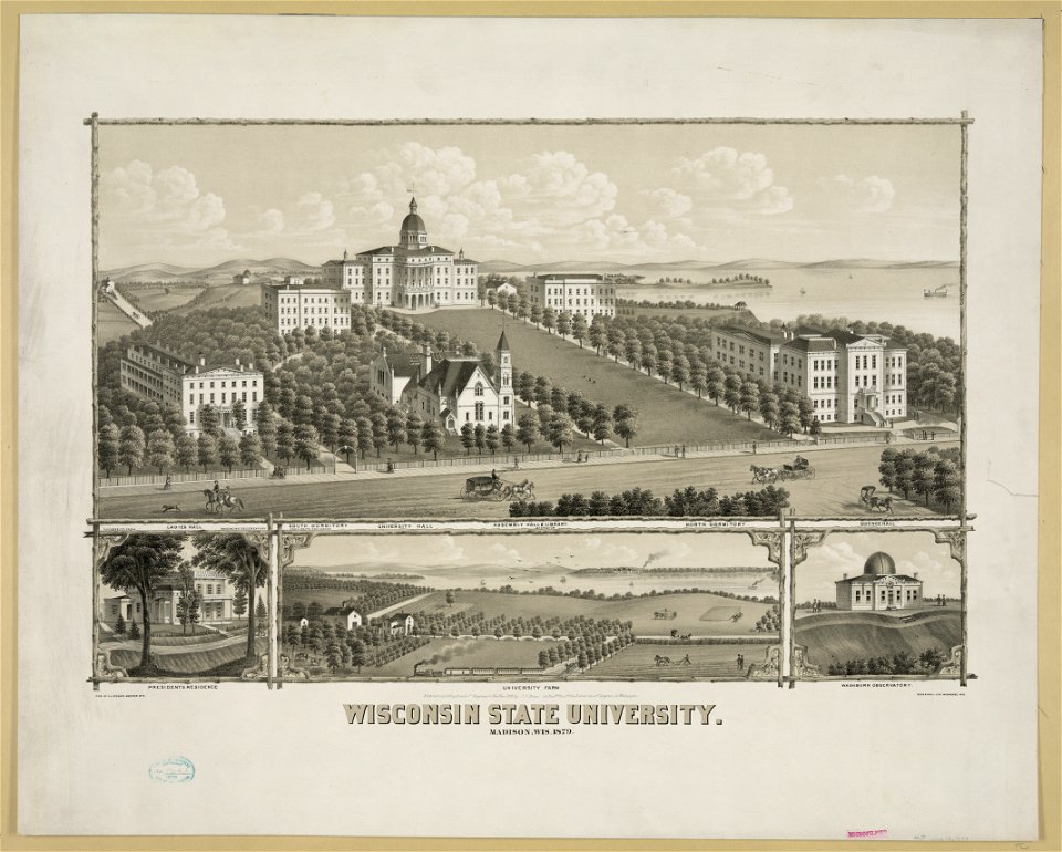 Wisconsin State University, Madison, Wis. 1879. LCCN2003654983