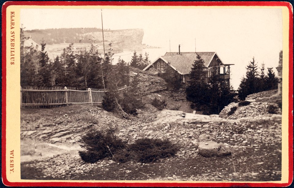 Wisby. Utsikt över Högklint - Nordiska museet - NMA.0091068