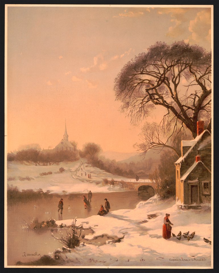 Winter - J. Morviller ; after J. Morviller, original in posssession of the Publishers. LCCN2017650231