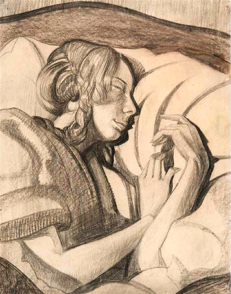 Witkacy - Portrait of Eugenia Dunin-Borkowska - KDM I 0166