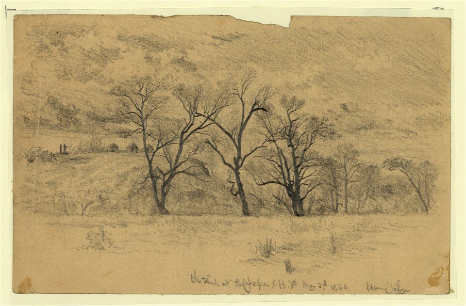 Winter camp near Culpepper (sic) Court House, Va. LCCN2004661613