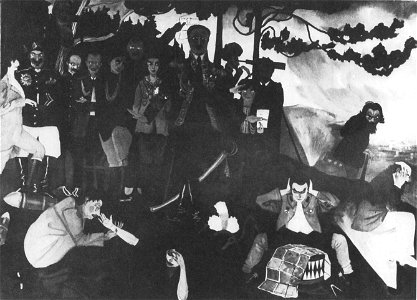 Witkacy - Obraz batalistyczny, olej, 1913-03 - KDM I 186
